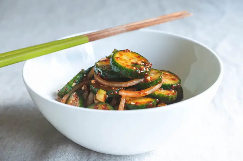Oi Muchim Recipe (Spicy Korean Cucumber Salad)