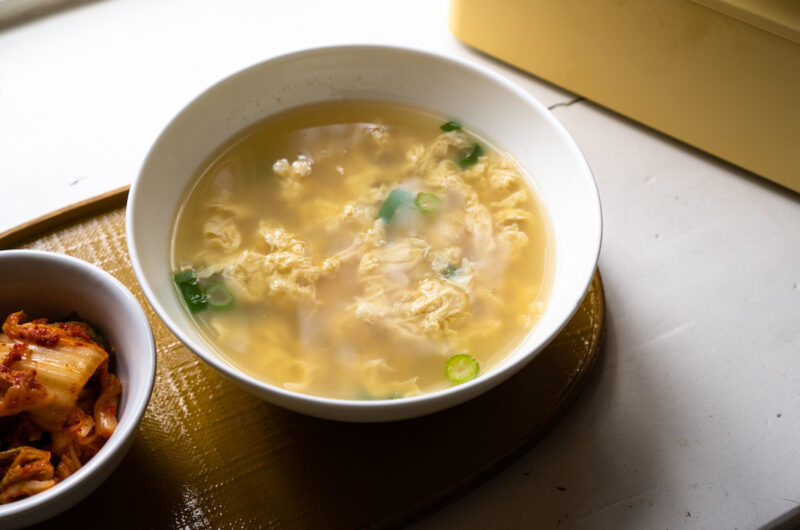 Korean Egg Soup Recipe (Gyeran Guk)