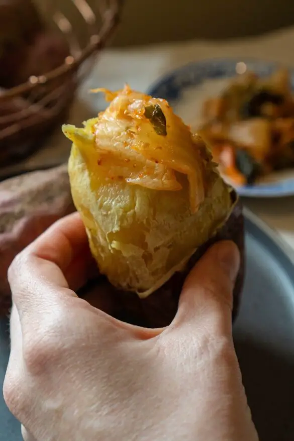How to Bake A Korean Sweet Potato (Goguma) - Carving A Journey